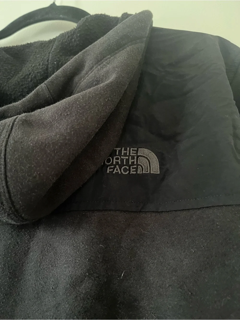 The North Face Black Full Zip Hoodie Jacket Mens Large Fleece Outdoors Hiking